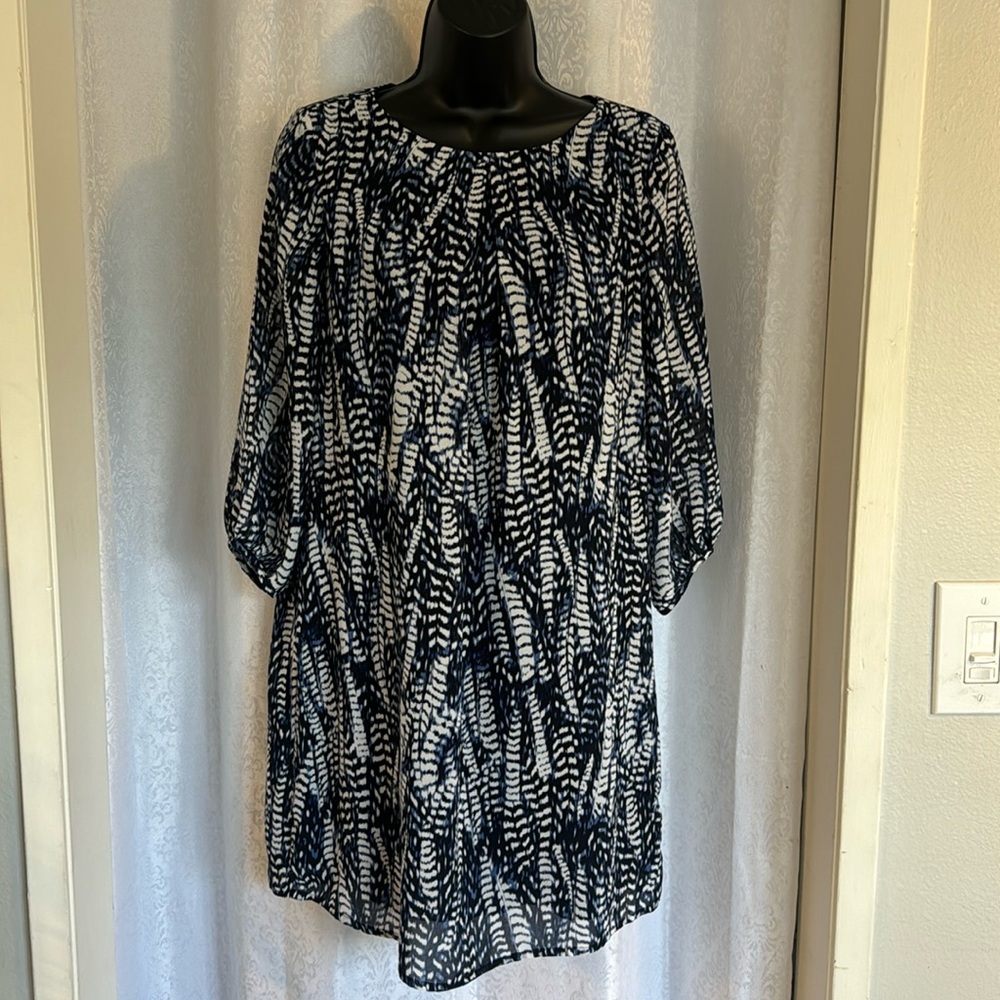 H&M BATIK PRINT DRESS Sz: 4